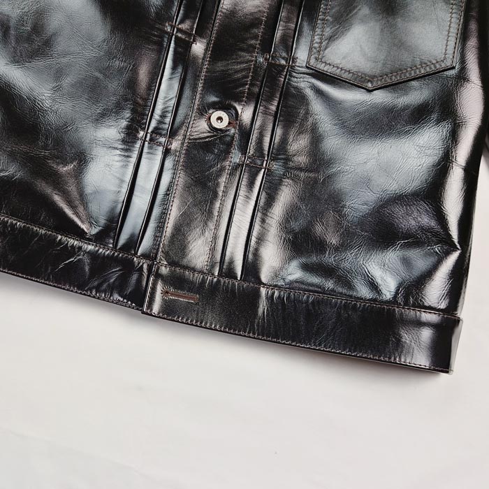 Y'2LEATHER×UNIQUE JEAN STORE別注企画【COTAN】:BLACK
