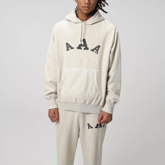 バウワウ BW241-AAAH ARMY ATHLETIC ASSOCIATION HOODIE オートミール エイジング メンズ プルオーバー フーディー パーカー AAA