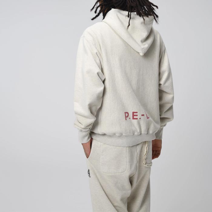 バウワウ BW241-AAAH ARMY ATHLETIC ASSOCIATION HOODIE オートミール エイジング メンズ プルオーバー フーディー パーカー AAA