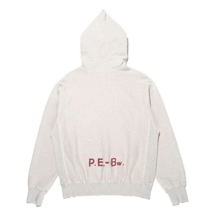 バウワウ BW241-AAAH ARMY ATHLETIC ASSOCIATION HOODIE オートミール エイジング メンズ プルオーバー フーディー パーカー AAA