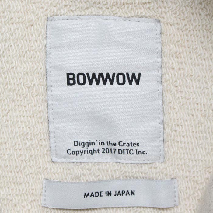 バウワウ BW241-AAAH ARMY ATHLETIC ASSOCIATION HOODIE オートミール エイジング メンズ プルオーバー フーディー パーカー AAA