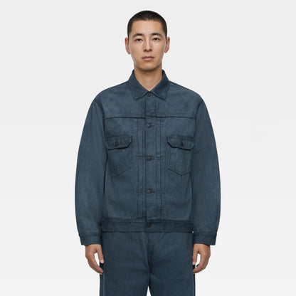Mud & Natural Indigo Dyed Denim Jacket