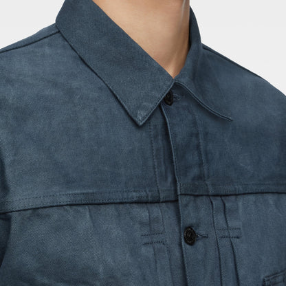 Mud & Natural Indigo Dyed Denim Jacket