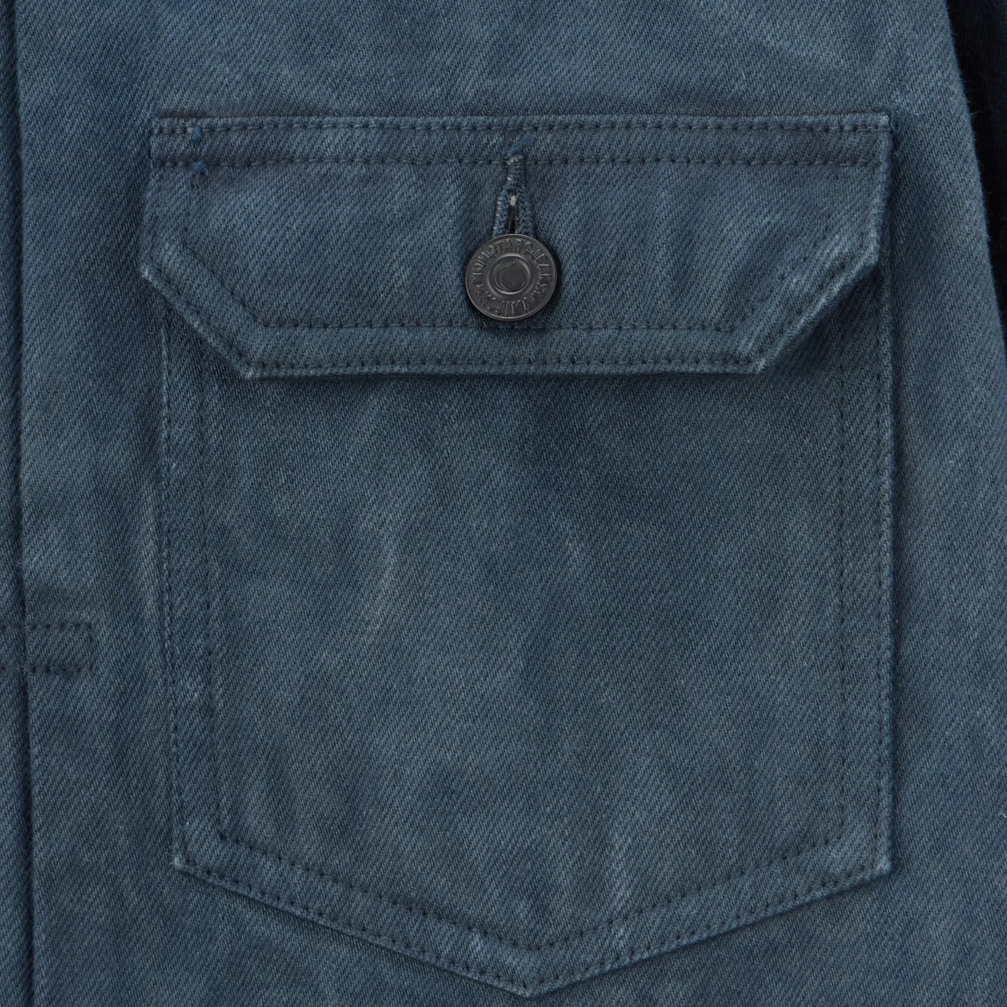 Mud & Natural Indigo Dyed Denim Jacket