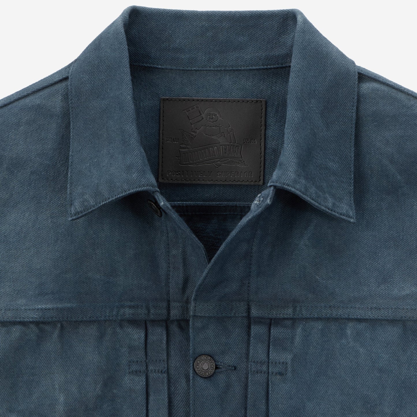 Mud & Natural Indigo Dyed Denim Jacket