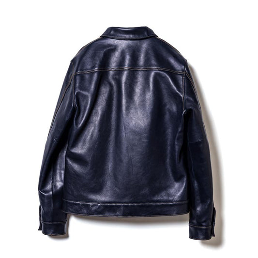 ワイツーレザー IB-140 INDIGO HORSE 1st Type JACKET インディゴ ホース メンズ レザージャケット  ファースト デニムジャケット