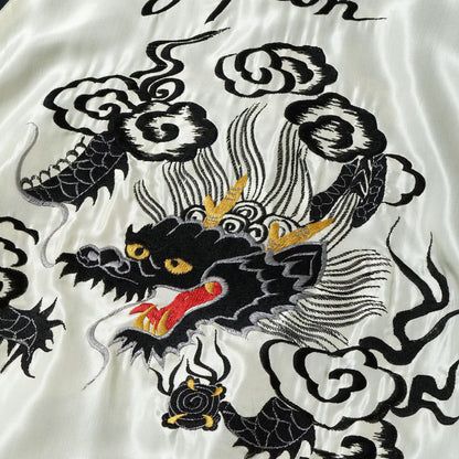 TOYO ENTERPRISE(東洋エンタープライズ) TAILOR TOYO（テーラー東洋） Lot No. TT15877-119 / Mid 1950s Style Acetate Souvenir Jacket “ROARING TIGER” × “BLACK DRAGON”