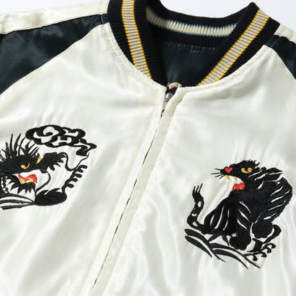 TOYO ENTERPRISE(東洋エンタープライズ) TAILOR TOYO（テーラー東洋） Lot No. TT15877-119 / Mid 1950s Style Acetate Souvenir Jacket “ROARING TIGER” × “BLACK DRAGON”