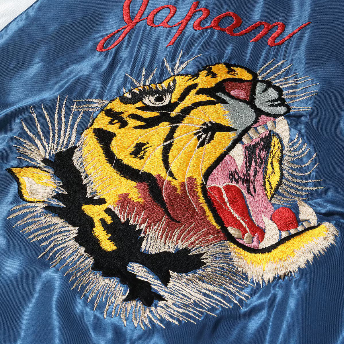 TOYO ENTERPRISE(東洋エンタープライズ) TAILOR TOYO（テーラー東洋） Lot No. TT15877-125 / Mid 1950s Style Acetate Souvenir Jacket “TIGER HEAD” × “JAPAN MAP”