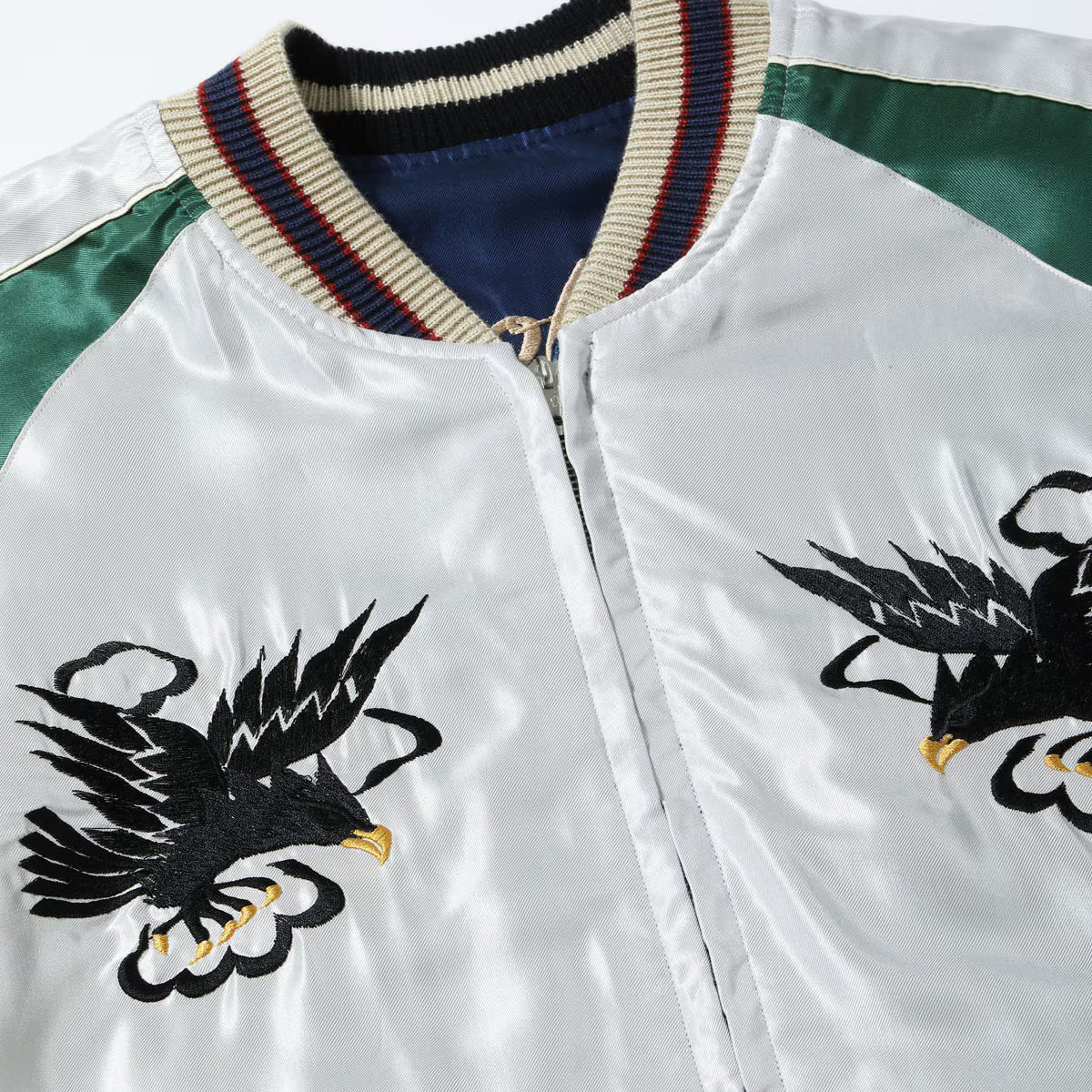 TOYO ENTERPRISE(東洋エンタープライズ) TAILOR TOYO（テーラー東洋） Lot No. TT15877-128 / Late 1950s Style Acetate Souvenir Jacket “HAWAII MAP” × “DRAGON & TIGER”