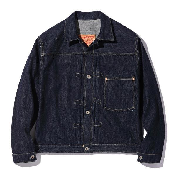 シュガーケーン Lot No. SC19008 / SUGAR CANE Super “Denim” Collectibles #08 13.5oz. BLUE DENIM BLOUSE “S1943” MODEL 420N NON WASH 大戦モデル デニムジャケット ノンウォッシュ メンズ