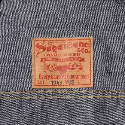 シュガーケーン Lot No. SC19008 / SUGAR CANE Super “Denim” Collectibles #08 13.5oz. BLUE DENIM BLOUSE “S1943” MODEL 420N NON WASH 大戦モデル デニムジャケット ノンウォッシュ メンズ