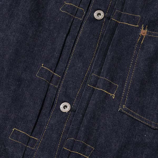 シュガーケーン Lot No. SC19008 / SUGAR CANE Super “Denim” Collectibles #08 13.5oz. BLUE DENIM BLOUSE “S1943” MODEL 420N NON WASH 大戦モデル デニムジャケット ノンウォッシュ メンズ