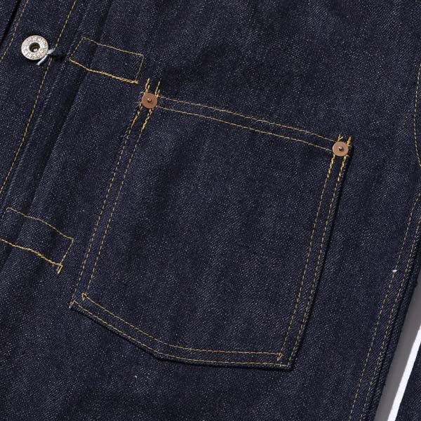 シュガーケーン Lot No. SC19008 / SUGAR CANE Super “Denim” Collectibles #08 13.5oz. BLUE DENIM BLOUSE “S1943” MODEL 420N NON WASH 大戦モデル デニムジャケット ノンウォッシュ メンズ