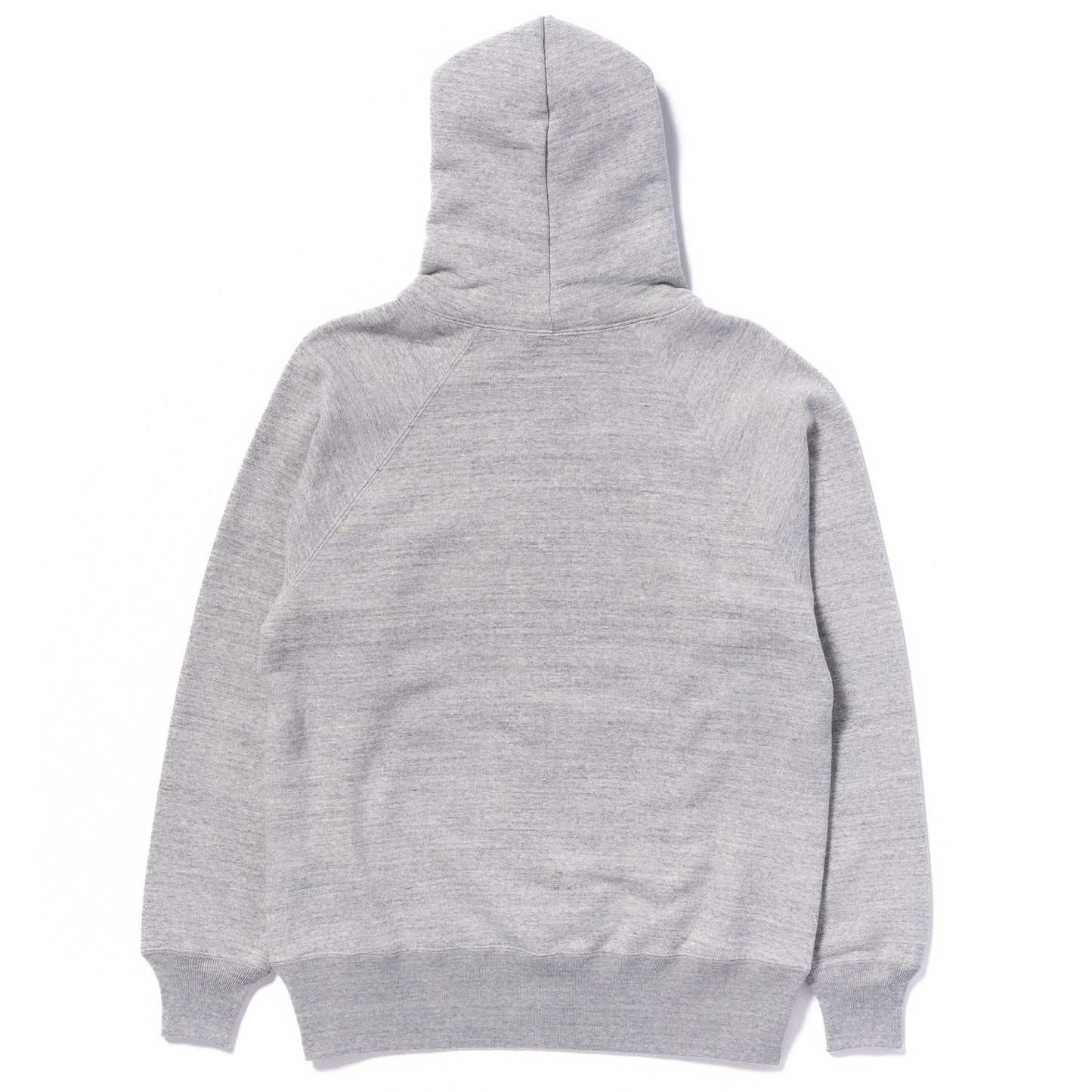 9 OZ. LOOPWHEEL RAGLAN HOODED SWEATSHIRT:GRAY MC24118