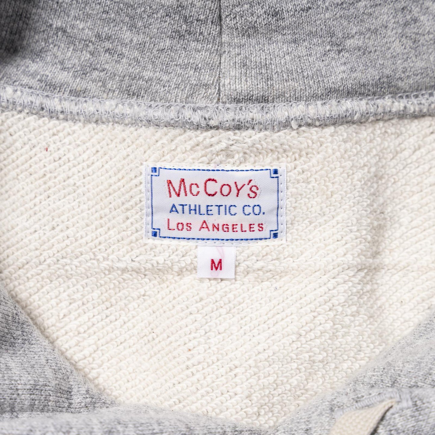 9 OZ. LOOPWHEEL RAGLAN HOODED SWEATSHIRT:GRAY MC24118