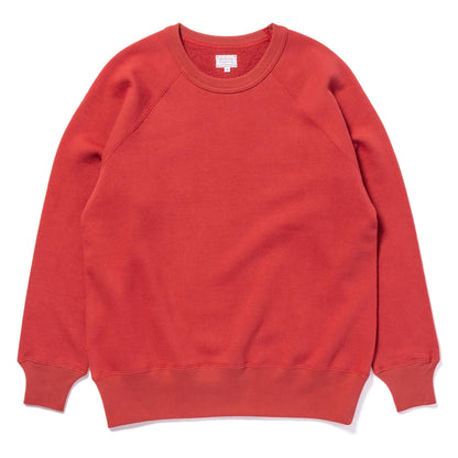 9 OZ. LOOPWHEEL RAGLAN SWEATSHIRT:CHERRY