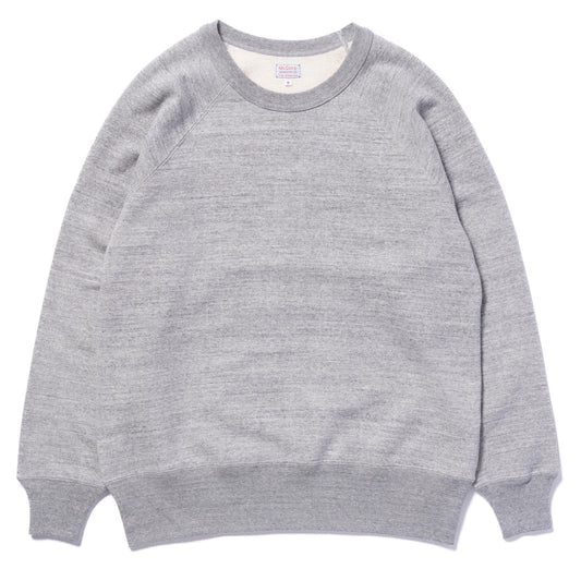 9 OZ. LOOPWHEEL RAGLAN SWEATSHIRT:GRAY