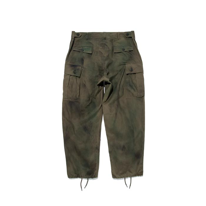 バウワウ BW241-JFPC JUNGLE FATIGUE CARGO PANTS SPRAY CAMO メンズ カーゴパンツ グリンベレー