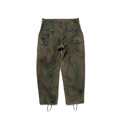 バウワウ BW241-JFPC JUNGLE FATIGUE CARGO PANTS SPRAY CAMO メンズ カーゴパンツ グリンベレー