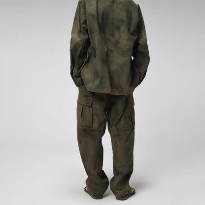バウワウ BW241-JFPC JUNGLE FATIGUE CARGO PANTS SPRAY CAMO メンズ カーゴパンツ グリンベレー