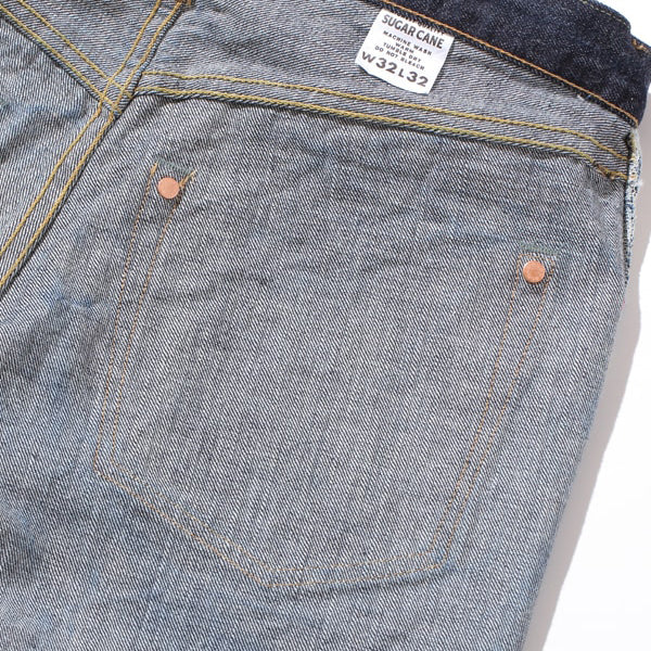 シュガーケーン Lot No. SC42021 / 14.25oz. DENIM “2021 MODEL” (SLIM TAPERED)  ジーンズ デニム テーパード ワンウォッシュ スタンダードデニム L30