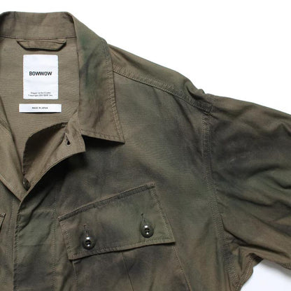 バウワウ BW241-JFJC JUNGLE FATIGUE JACKET SPRAY CAMO メンズ アウター ジャケット グリンベレー