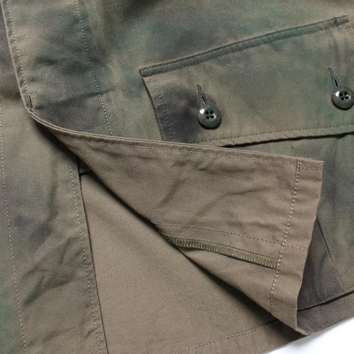 バウワウ BW241-JFJC JUNGLE FATIGUE JACKET SPRAY CAMO メンズ アウター ジャケット グリンベレー