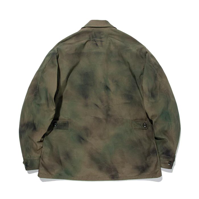 バウワウ BW241-JFJC JUNGLE FATIGUE JACKET SPRAY CAMO メンズ アウター ジャケット グリンベレー