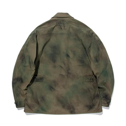 バウワウ BW241-JFJC JUNGLE FATIGUE JACKET SPRAY CAMO メンズ アウター ジャケット グリンベレー