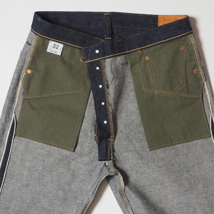 ウエアハウス Lot S1001XX(1000XX) 1946MODEL NO WASH ピンクセルヴィッチ WWII デニム ジーンズ ノンウォッシュ メンズ