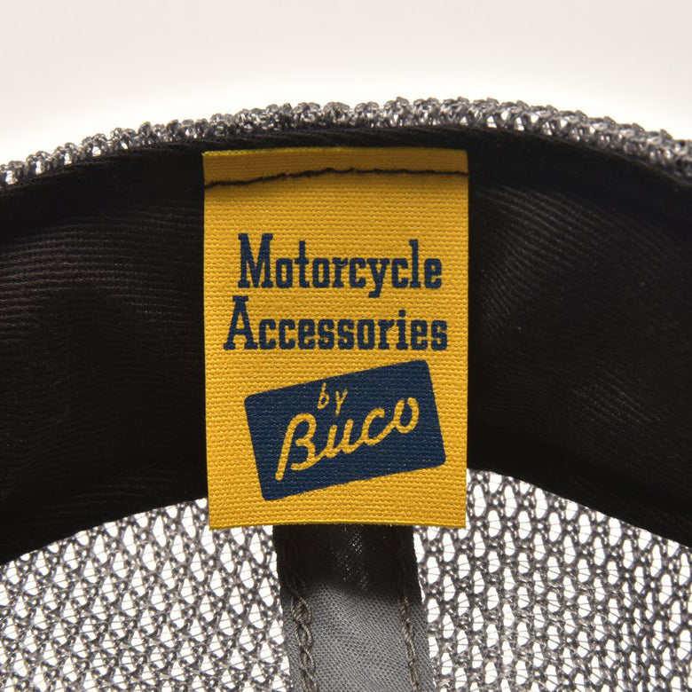 BUCO MESH CAP / SKULL PISTON:BLACK