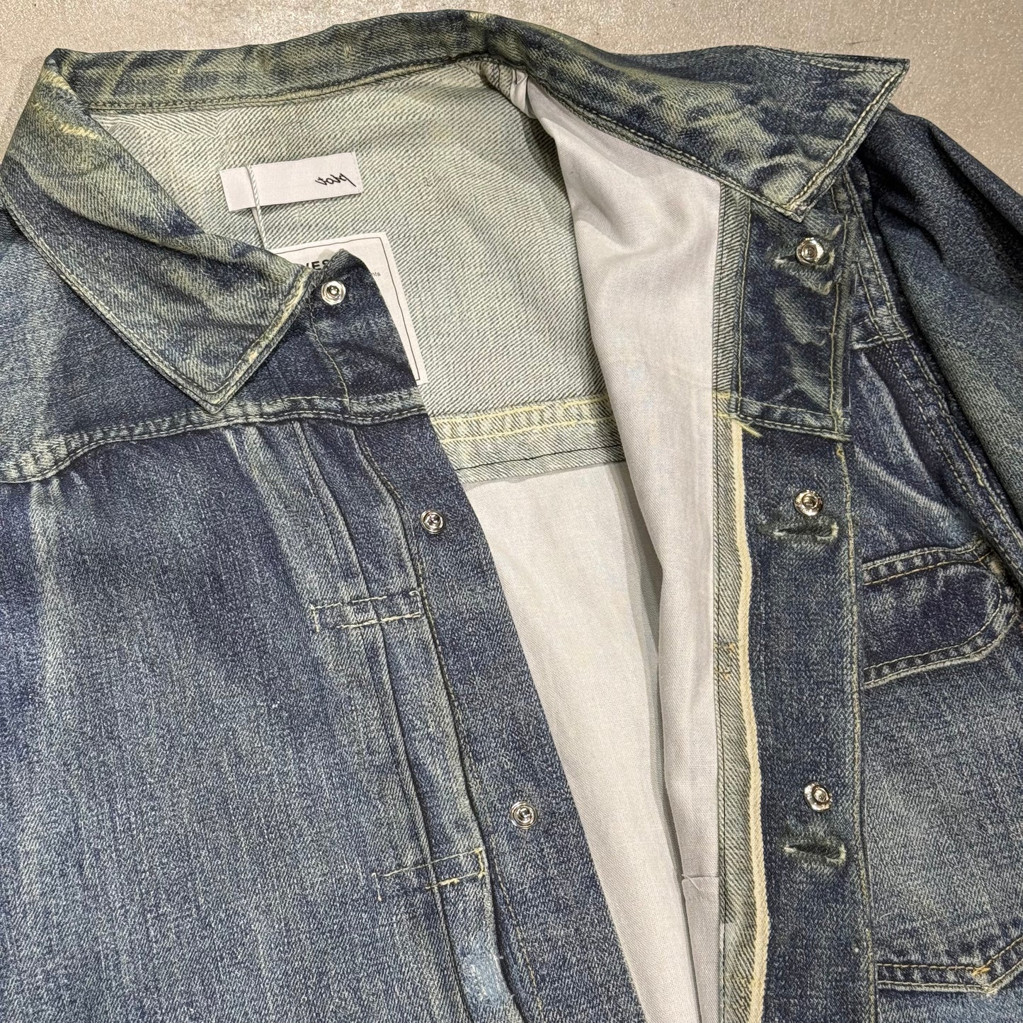Trompe l'oeil Denim Jacket