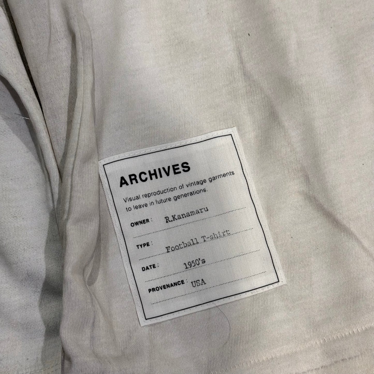 Trompe l'oeil Football T-shirts(L/S)