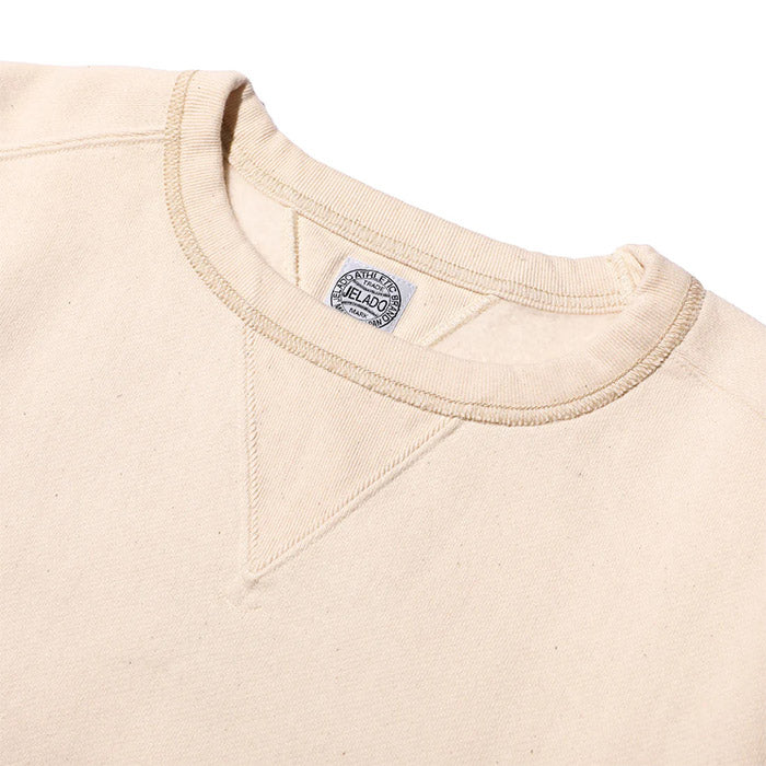 ジェラード AB73249 Champs Plain フリーダムスリーブ 丸胴 クルーネック スウェット バニラ