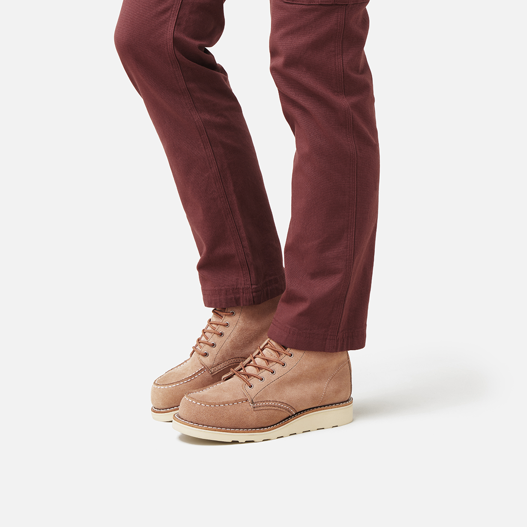 レッドウィング ICON_W STYLE NO.3319 6" Classic Moc 6インチ クラシックモック ピンク レディース