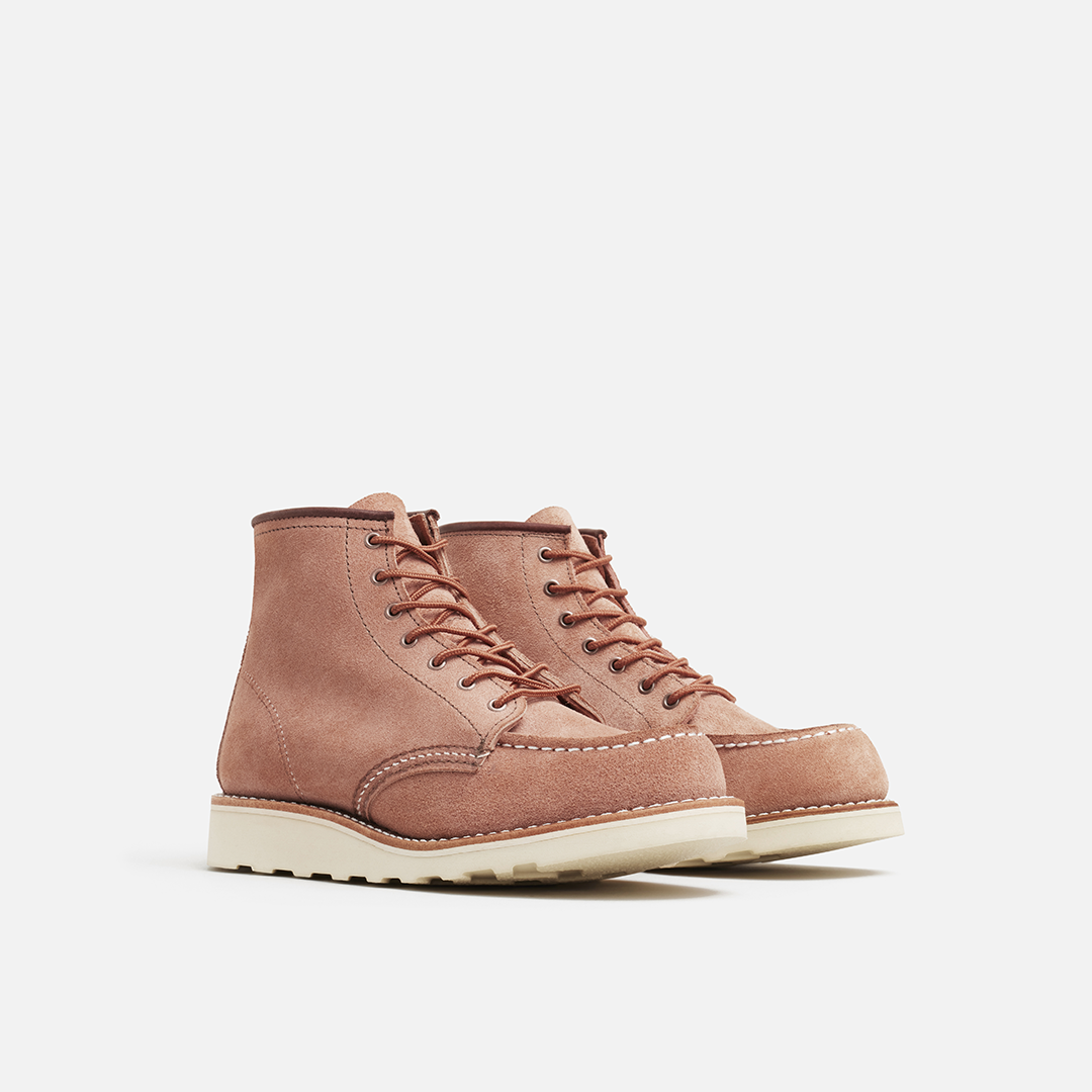 レッドウィング ICON_W STYLE NO.3319 6" Classic Moc 6インチ クラシックモック ピンク レディース