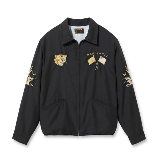 テーラー東洋 Lot No. TT15685-119 Mid 1960s Style Cotton Rayon Vietnam Jacket “PARACHUTE” (AGING MODEL)  ブラック メンズ ベトジャン