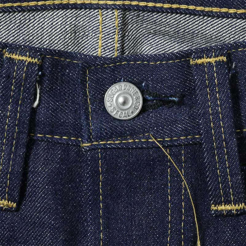 シュガーケーン Lot No. SC49005 / SUGAR CANE Super “Denim” Collectibles #05 14.25oz. BLUE DENIM WAIST OVERALLS “1942” MODEL ストレート ジーンズ デニム ノンウォッシュ メンズ