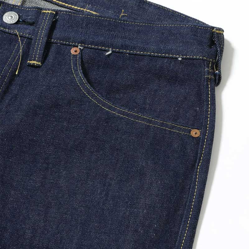 シュガーケーン Lot No. SC49005 / SUGAR CANE Super “Denim” Collectibles #05 14.25oz. BLUE DENIM WAIST OVERALLS “1942” MODEL ストレート ジーンズ デニム ノンウォッシュ メンズ