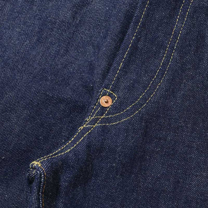 シュガーケーン Lot No. SC49005 / SUGAR CANE Super “Denim” Collectibles #05 14.25oz. BLUE DENIM WAIST OVERALLS “1942” MODEL ストレート ジーンズ デニム ノンウォッシュ メンズ