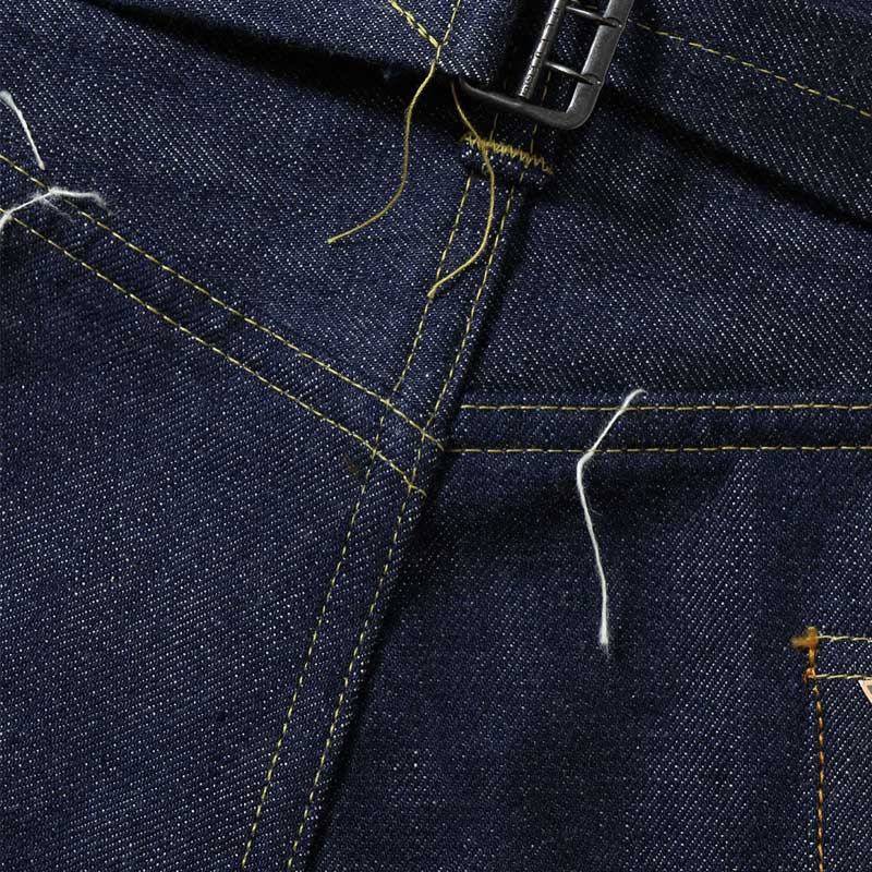 シュガーケーン Lot No. SC49005 / SUGAR CANE Super “Denim” Collectibles #05 14.25oz. BLUE DENIM WAIST OVERALLS “1942” MODEL ストレート ジーンズ デニム ノンウォッシュ メンズ
