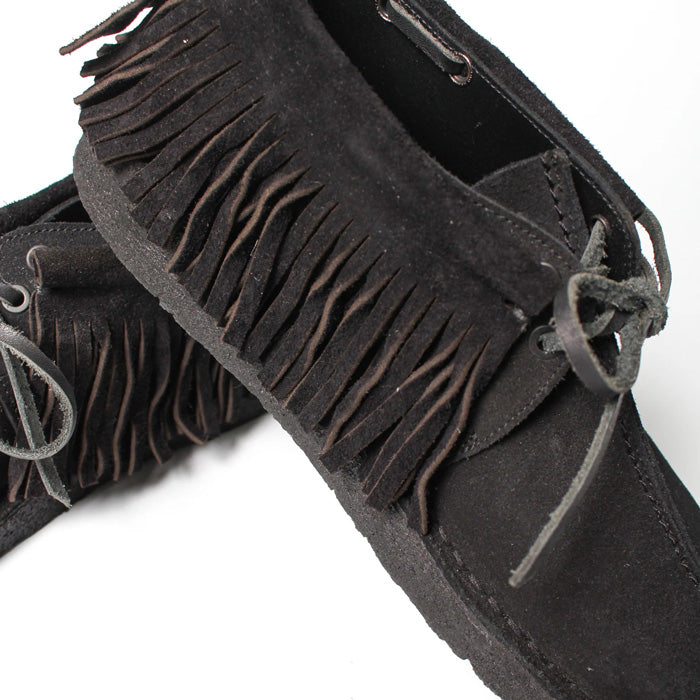 バウワウ RCG2302-CRFDT RECOGNIZE / CLARKS FRINGE DESERT TREK  BLACK SUEDE フリンジ デザートトレック ブラック メンズ