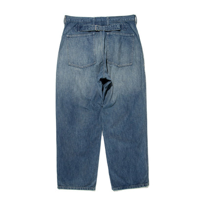 バウワウ BW241-UADT US ARMY M35 DENIM TROUSERS INDIGO AGEING ストレートタイプ デニムファティーグパンツ インディゴ メンズ