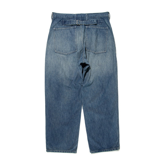 バウワウ BW241-UADT US ARMY M35 DENIM TROUSERS INDIGO AGEING ストレートタイプ デニムファティーグパンツ インディゴ メンズ