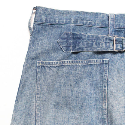 バウワウ BW241-UADT US ARMY M35 DENIM TROUSERS INDIGO AGEING ストレートタイプ デニムファティーグパンツ インディゴ メンズ