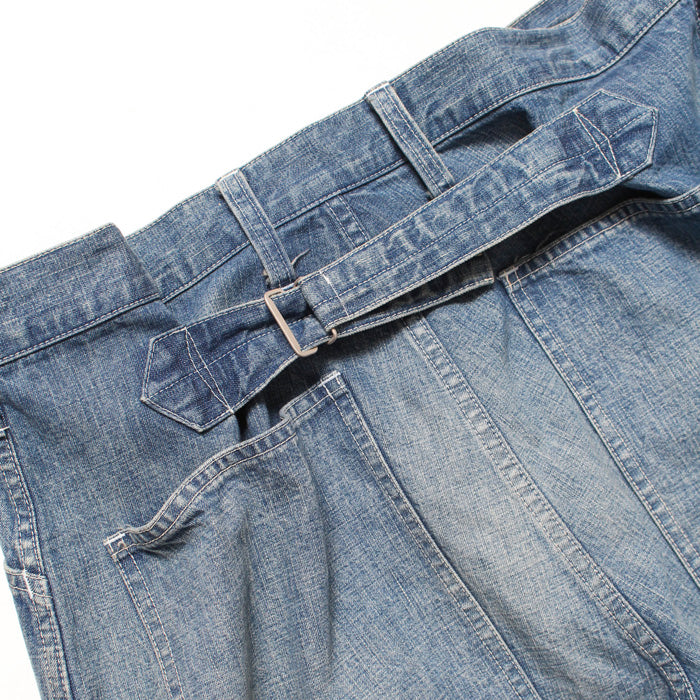バウワウ BW241-UADT US ARMY M35 DENIM TROUSERS INDIGO AGEING ストレートタイプ デニムファティーグパンツ インディゴ メンズ