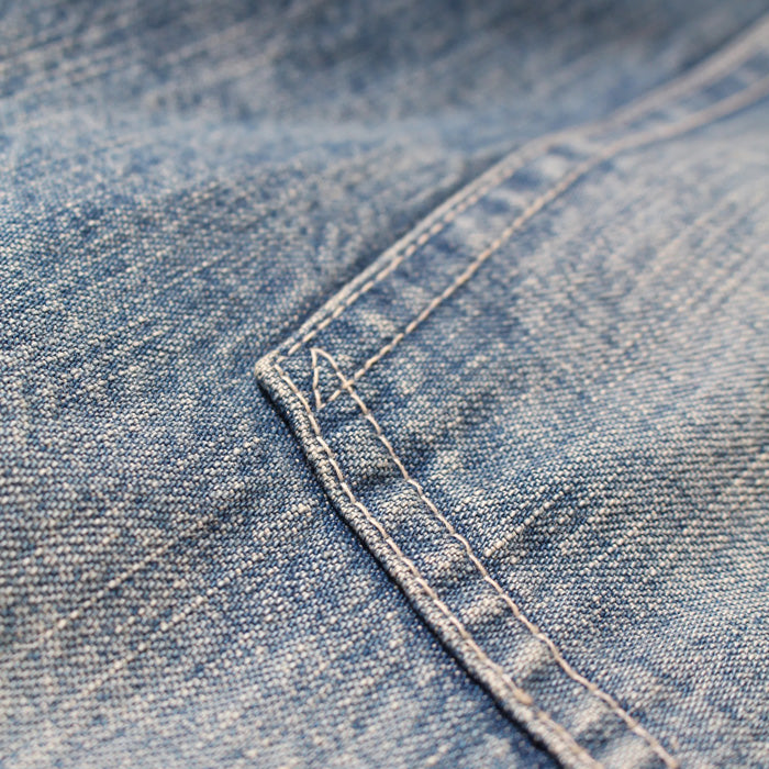 バウワウ BW241-UADT US ARMY M35 DENIM TROUSERS INDIGO AGEING ストレートタイプ デニムファティーグパンツ インディゴ メンズ