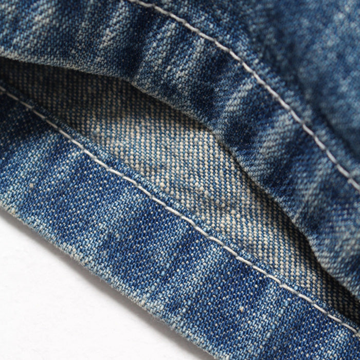 バウワウ BW241-UADT US ARMY M35 DENIM TROUSERS INDIGO AGEING ストレートタイプ デニムファティーグパンツ インディゴ メンズ