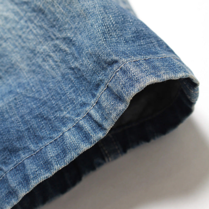バウワウ BW241-UADJ US ARMY M40 DENIM JACKET INDIGO AGEING M40デニムジャケット インディゴ メンズ